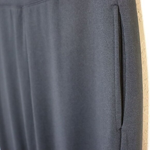 Marc New York Pants Womens Size Medium Black Elastic Waist Pockets Pull-on Loose - Picture 2 of 8
